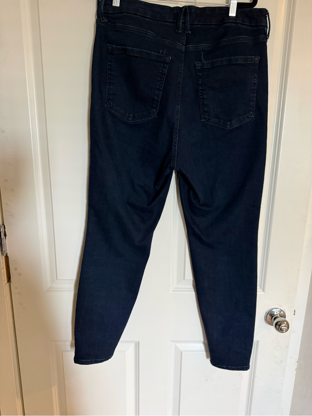 Good American Always Fits Good Legs Skinny Jeans Size 14-18 Dark Wash Stretch - Picture 8 of 9